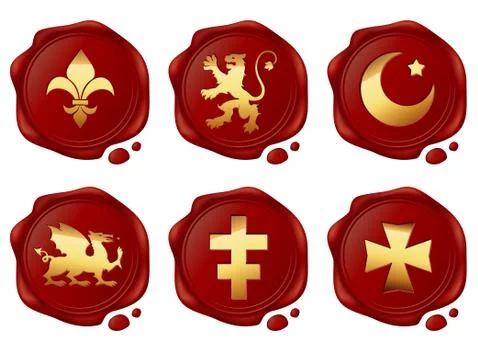 Wax seal Stock Illustration