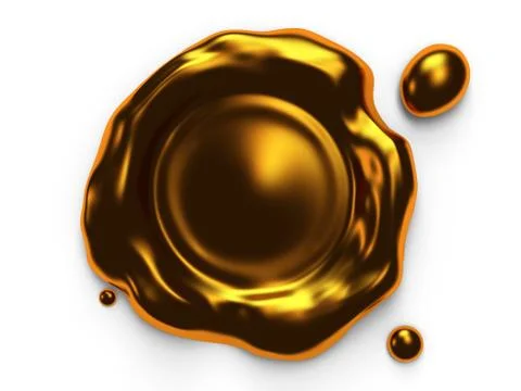Wax seal with space for text 스톡 일러스트
