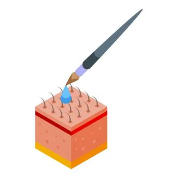 Wax therapy icon isometric vector. Aromatic fire イラスト素材
