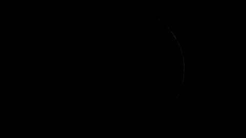 Waxing Crescent Moon 스톡 동영상 113242878