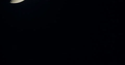 Waxing Crescent Moon Time Lapse. 46% Full. 06-23-2015 Stock Footage 51535977