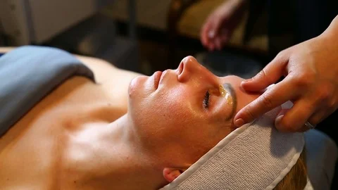 WAXING EYEBROWS 2 Stock Footage 83495509