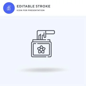 Waxing icon vector, filled flat sign, solid pictogram isolated on white, logo Stock Illustration