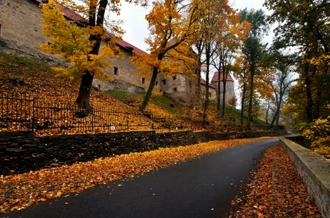Way around the castle Stock Photos