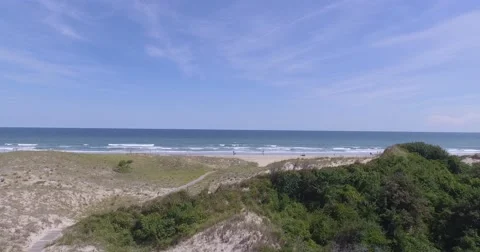 Way to the beach Stock Footage 54074741