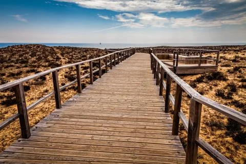 The way to the beach Stock Photos