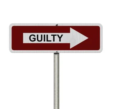 The way to being Guilty Stock Illustration