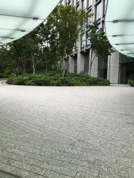 The way to a building Stock Photos