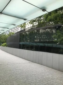 The way to a building Stock Photos