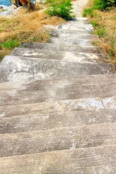 Way down the stairs Stock Photos