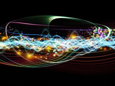 Way of Dynamic Network Stock Illustration