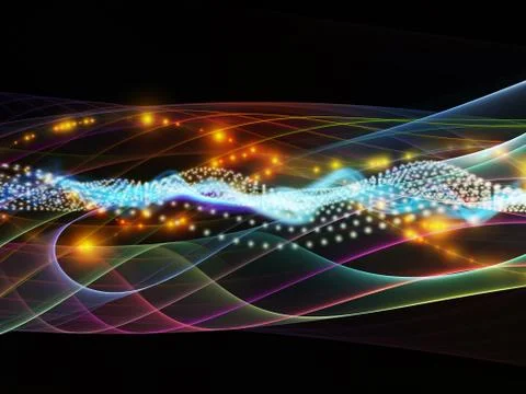 Way of Dynamic Network Stockillustratie