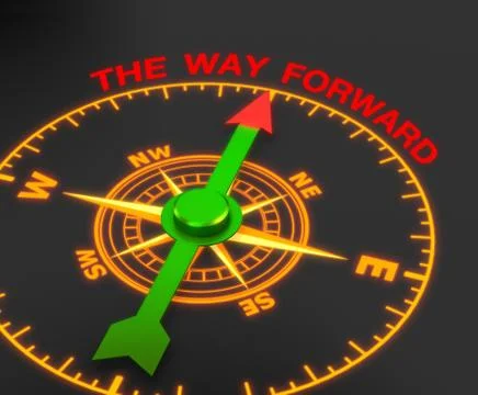 The way forward Stock-Illustration