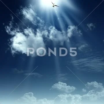 Way to heaven. abstract spiritual backgrounds for your design Stock Photos