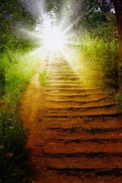 Way to heaven Illustrazione stock