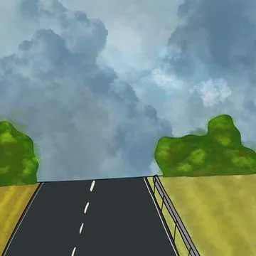 Way home Illustrazione stock