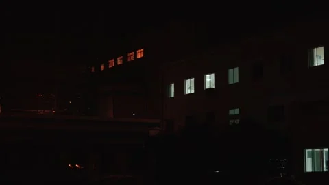 On the way home at night Stock Footage 272212092