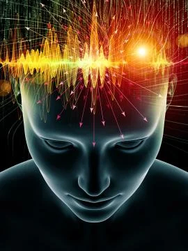 Way of Human Mind 스톡 일러스트