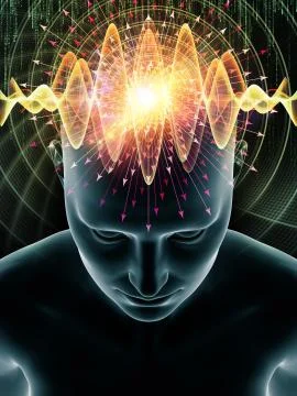 Way of Human Mind 스톡 일러스트