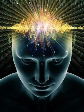 Way of Human Mind 스톡 일러스트