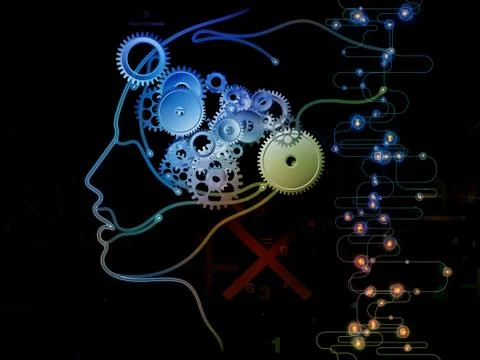 Way of Machine Consciousness Illustrazione stock