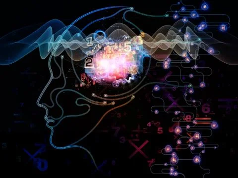 Way of Machine Consciousness Illustrazione stock