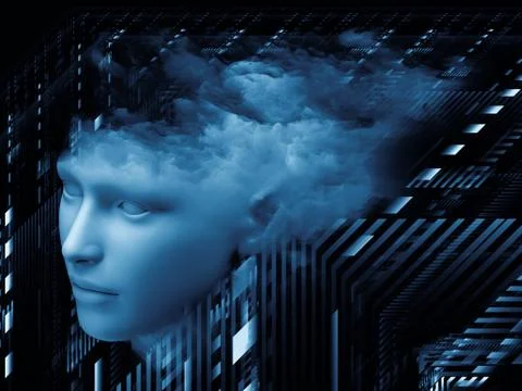 Way of the Mind Stock Illustration