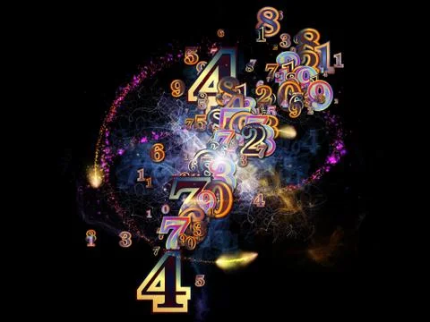 Way of Numbers 库存插图
