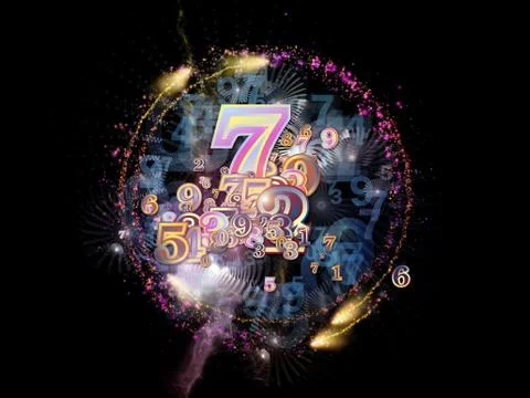 Way of Numbers 스톡 일러스트