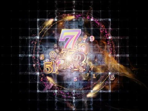 Way of Numbers 스톡 일러스트