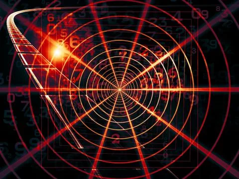 Way of Numbers 스톡 일러스트