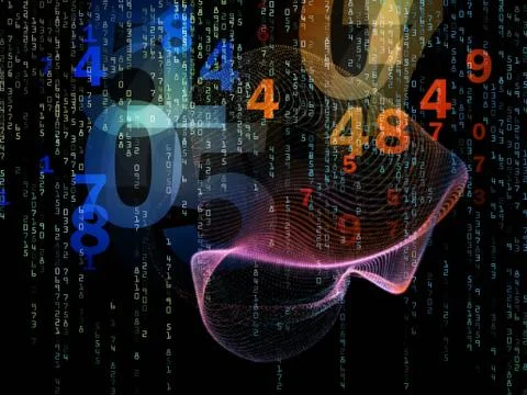 Way of Numbers 스톡 일러스트
