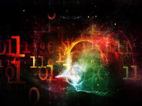 Way of Numbers Stock Illustration