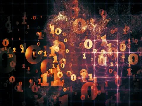Way of Numbers 스톡 일러스트