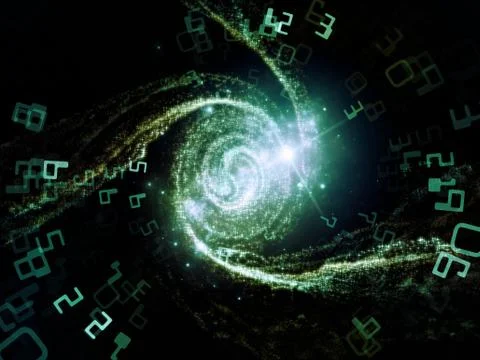 Way of Numbers Stock Illustration