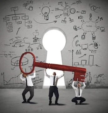 Way out of crisis Illustrazione stock