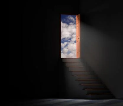 Way out Foto stock