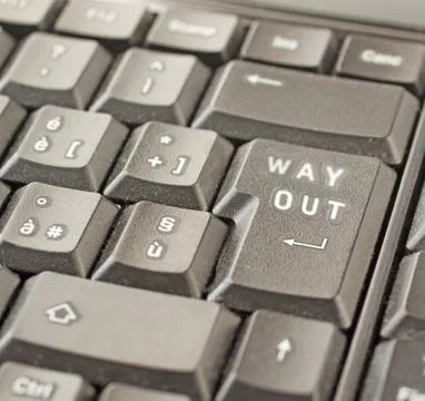 Way out Stock Photos