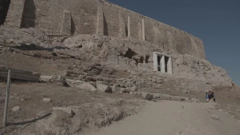 On the way to the Parthenon Acropolis Stockbeeldmateriaal 219779543