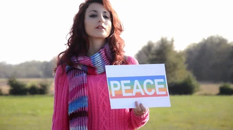 The way to peace 库存影片 33200146