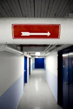 This way ! Stock Photos