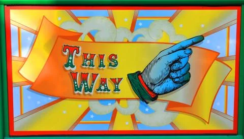 This Way Stock Photos