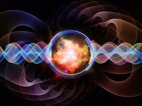 Way of Radial Oscillation Stock Illustration