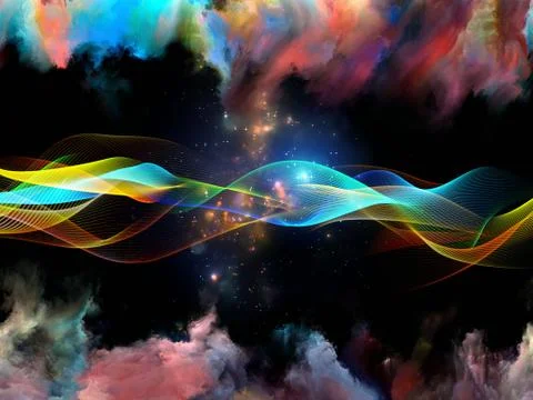 Way of Sine Wave Stock Illustration