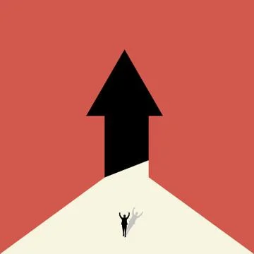 The way to solve the problem. Business concept and ideas of the winner. Vector 스톡 일러스트