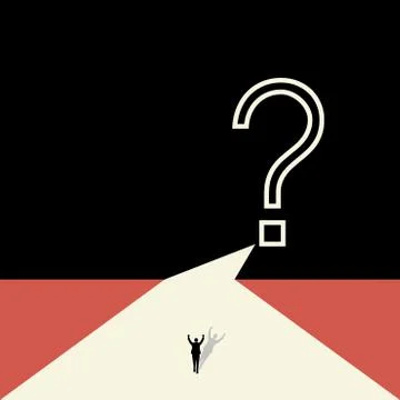 The way to solve the problem. Business concept and ideas of the winner. Vector Stock Illustration