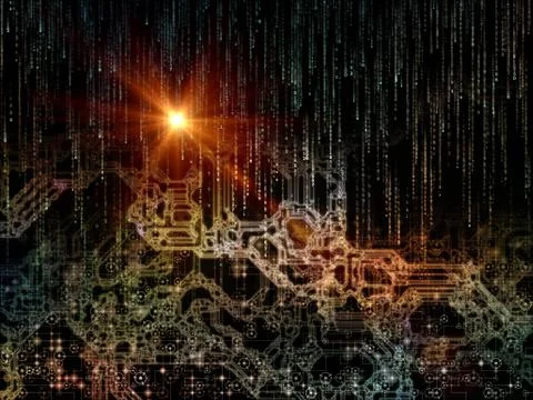 Way of Space Division Illustrazione stock