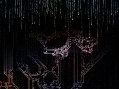 Way of Space Division Illustrazione stock