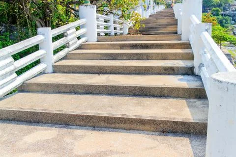 Way up the stairs Foto stock