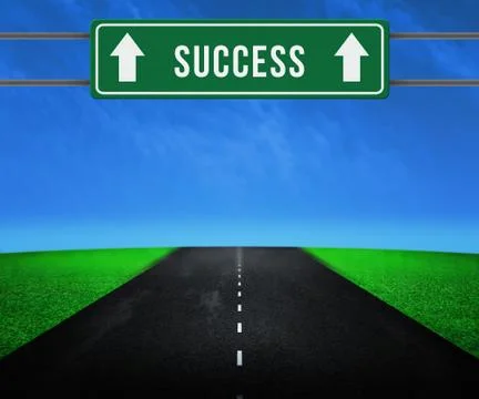 Way to succcess 스톡 일러스트
